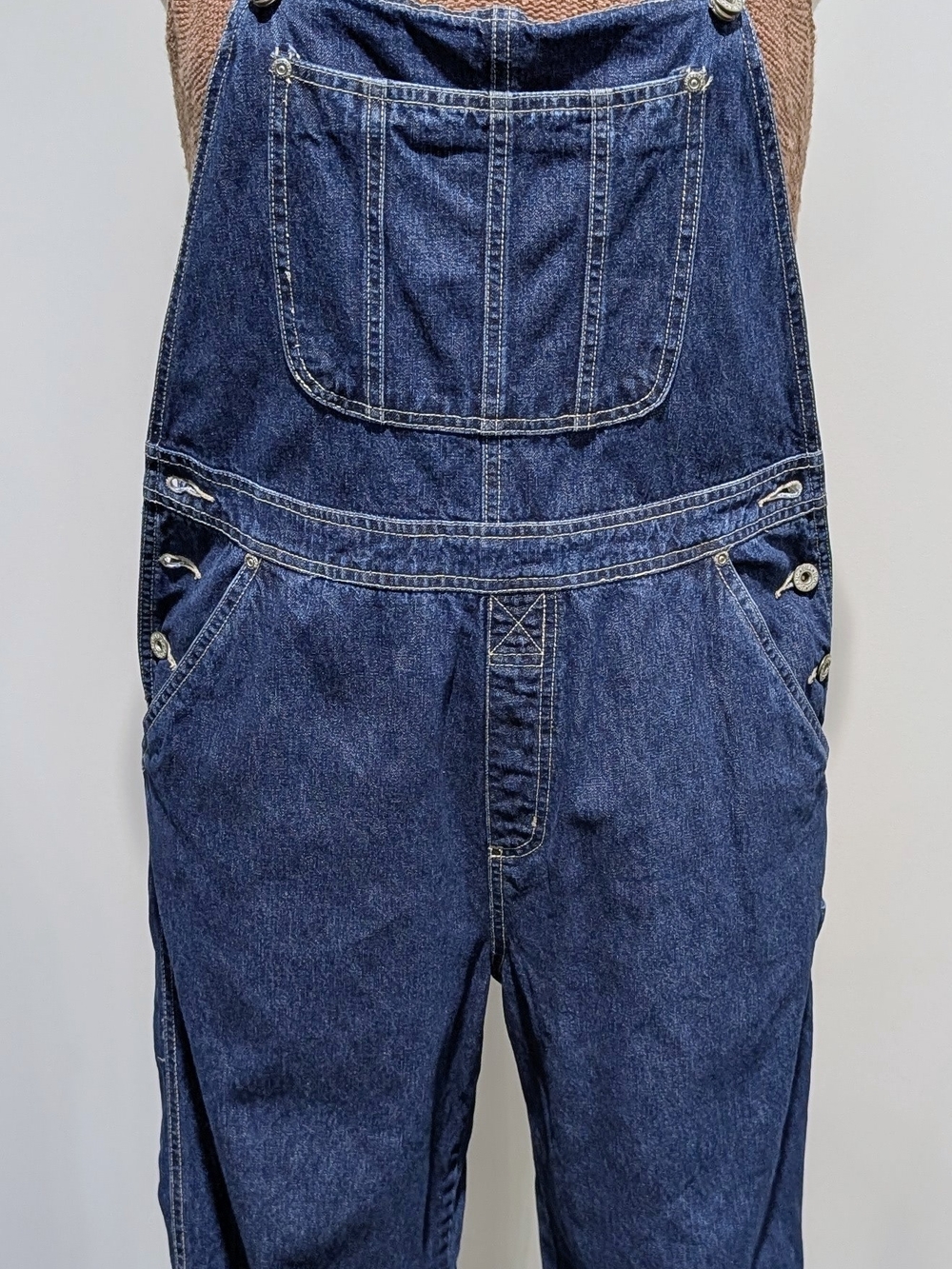 VTG 90's Bill Blass Dark Blue Denim Overalls